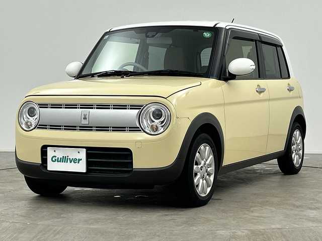 スズキ ラパン X 三重県 2015(平27)年 9万km シフォンアイボリーメタリック /禁煙車//社外ナビ//フルセグ/Bluetooth/AM/FM/USB/AUX/CD/DVD//シートヒーター//ETC//オートライト//衝突軽減ブレーキ//電動格納ミラー//フルオートエアコン//プッシュスタート//スマートキー//スペアキー