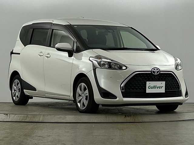 トヨタ シエンタ ハイブリッド G セーフティエディション 愛知県 2020(令2)年 4.5万km ホワイトパールクリスタルシャイン 禁煙車/純正7インチナビ/（CD/フルセグTV/Bluetooth/USB)/全方位カメラ/トヨタセーフティセンス/・プリクラッシュセーフティ/・レーンディパーチャーアラート/・オートマチックハイビーム/コーナーセンサー/クルーズコントロール/ETC2.0/前席シートヒーター/ステアリングヒーター/両側パワースライドドア/アイドリングストップ/スマートキー/プッシュスタート/LEDヘッドライト/純正フロアマット/横滑り防止装置/ステアリングスイッチ