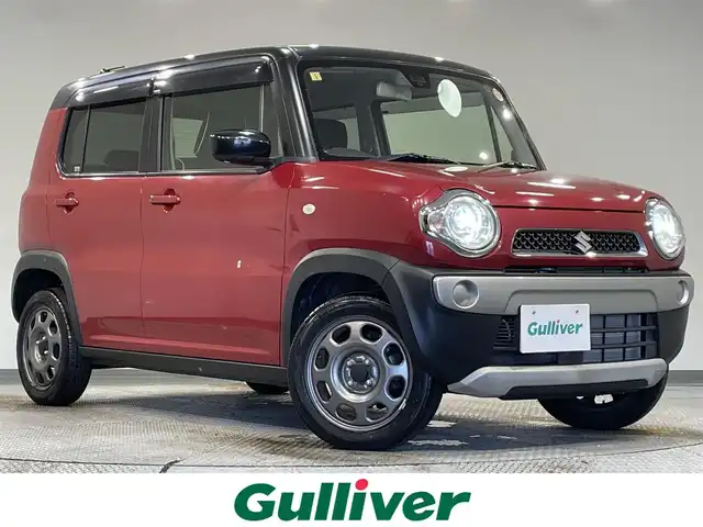 スズキ ハスラー G ターボ 愛知県 2015(平27)年 0.8万km フェニックスレッドパール/ブルーイッシュブラックパール ナビ/（TV／Bluetooth／CD／DVD／FM・AM／SDRec）/衝突軽減ブレーキ（レーダーブレーキサポート）/シートヒーター/バックカメラ/アイドリングストップ/プッシュスタート/ＩＳＯＦＩＸ/オートエアコン/純正フロアマット/横滑り防止装置/電動格納ミラー
