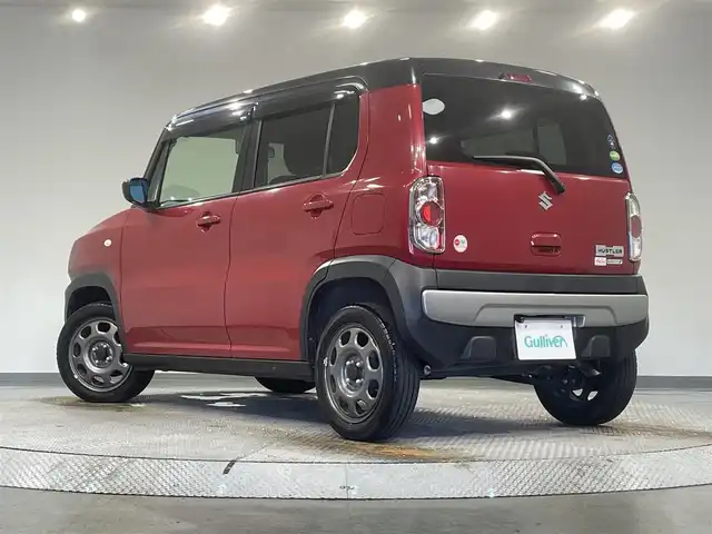 スズキ ハスラー G ターボ 愛知県 2015(平27)年 0.8万km フェニックスレッドパール/ブルーイッシュブラックパール ナビ/（TV／Bluetooth／CD／DVD／FM・AM／SDRec）/衝突軽減ブレーキ（レーダーブレーキサポート）/シートヒーター/バックカメラ/アイドリングストップ/プッシュスタート/ＩＳＯＦＩＸ/オートエアコン/純正フロアマット/横滑り防止装置/電動格納ミラー