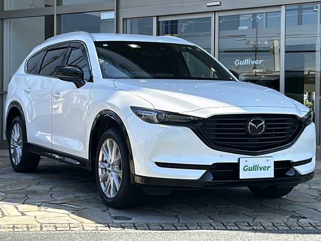 マツダ ＣＸ－８ XD プロアクティブ 静岡県 2018(平30)年 6.1万km スノーフレイクホワイトパールマイカ 純正ナビ/・FM/AM/・aha/・Stitcher/・Bluetooth/・USB/・CD/・DVD/・AUX/・フルセグTV/主要装備/・バックカメラ/・ＥＴＣ/・ドラレコ/・ｉ－ｓｔｏｐ/・トラクションコントロール/・レーンキープアシスト/・パワーバックドア/・ＬＥＤライト/・コーナーセンサー/・運転席+助手席シートヒーター/・ハンドルヒーター/・リアオートエアコン/・衝突被害軽減システム/・ブラインドスポットモニター/・サイドカーテンエアバッグ/・左右独立温度調整オートエアコン