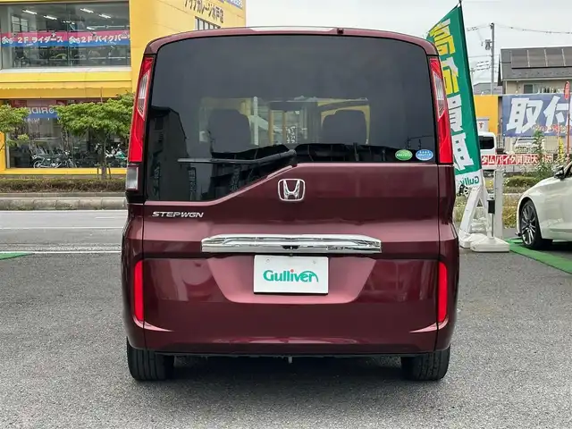 ホンダ ステップワゴン B 茨城県 2017(平29)年 2.5万km プレミアムディープロッソパール ワンオーナー/純正SDナビ/フルセグ/Bluetooth/バックカメラ/ETC/キーレス/取扱説明書/新車時保証書/スペアキー×1