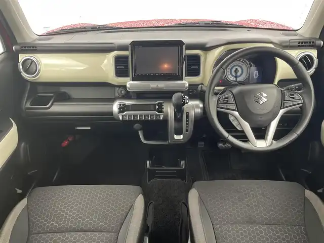 スズキ クロスビー HYBRID MZ 茨城県 2019(平31)年 4.8万km ファーベントレッド/スーパーブラックパール 純正8型ナビ/全方位カメラ/フルセグ/衝突被害軽減ブレーキ/車線逸脱抑制装置/クルーズコントロール/オートマチックハイビーム/クリアランスソナー/ETC/ドラレコ/シートヒーター/純正16インチAW/LEDヘッドライト/スマートキー