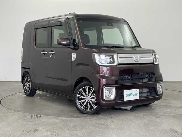 ダイハツ ウェイク G ターボ SA Ⅱ 兵庫県 2016(平28)年 1.7万km プラムブラウンクリスタルマイカ ・スマートアシスト/・衝突軽減ブレーキ/・レーンキープアシスト/・誤発進抑制機能/・社外ナビ＆TV＆DVD＆BT/・バックカメラ/・両側パワースライドドア/・前方ドライブレコーダー/・ETC/・スマートキー/・プッシュスタート/・スペアキー/・LEDライト/・フォグ/・オートライト/・フロアマット/・アイドリングストップ
