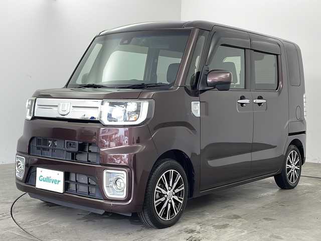 ダイハツ ウェイク G ターボ SA Ⅱ 兵庫県 2016(平28)年 1.7万km プラムブラウンクリスタルマイカ ・スマートアシスト/・衝突軽減ブレーキ/・レーンキープアシスト/・誤発進抑制機能/・社外ナビ＆TV＆DVD＆BT/・バックカメラ/・両側パワースライドドア/・前方ドライブレコーダー/・ETC/・スマートキー/・プッシュスタート/・スペアキー/・LEDライト/・フォグ/・オートライト/・フロアマット/・アイドリングストップ