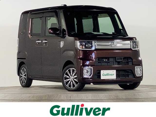 ダイハツ ウェイク G ターボ SA Ⅱ 広島県 2016(平28)年 1.7万km プラムブラウンクリスタルマイカ 社外SDナビ/・Bluetooth、CD、DVD、フルセグ、FM、AM、AUX/バックカメラ/両側パワースライドドア/前方ドライブレコーダー/ETC/コーナーセンサー/スマートアシスト/衝突軽減ブレーキ/レーンキープアシスト/誤発進抑制機能/スマートキー/プッシュスタート/スペアキー/LEDライト/フォグ/オートライト/社外フロアマット/アイドリングストップ