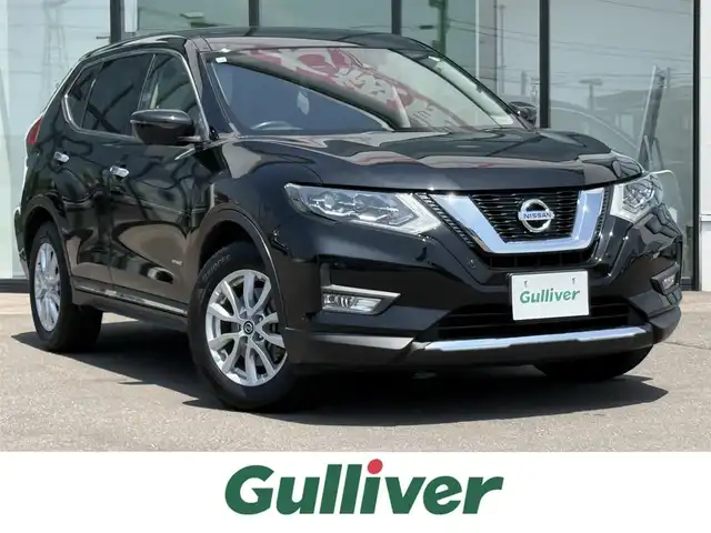 日産 エクストレイル ハイブリッド 20Xi 道南・函館 2018(平30)年 5.8万km ダイヤモンドブラック ・純正ＳＤナビ（ＣＤ、ＤＶＤ、ＢＴ）/・フルセグＴＶ/・全方位カメラ/・パワーバックドア/・衝突軽減ブレーキ/・レーダークルーズコントロール/・レーンキープアシスト/・前後コーナーセンサー/・前後ドライブレコーダー/・デジタルインナーミラー/・ETC