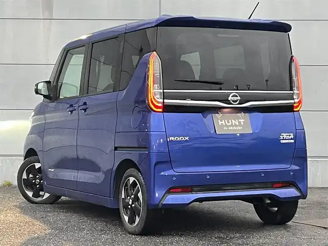 日産 ルークス HWS X プロパイロットED 千葉県 2022(令4)年 3万km アトランティックブルー プロパイロット/純正ナビ/ CD/BT/フルセグ/USB/アラウンドビューモニター/両側電動スライドドア/レーダークルーズコントロール/レーンキープアシスト/LEDヘッドライト/純正14インチアルミホイール/ステアリングスイッチ/ETC/スマートキー/禁煙車