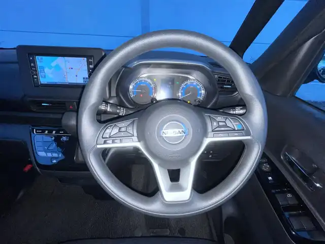 日産 ルークス HWS X プロパイロットED 千葉県 2022(令4)年 3万km アトランティックブルー プロパイロット/純正ナビ/ CD/BT/フルセグ/USB/アラウンドビューモニター/両側電動スライドドア/レーダークルーズコントロール/レーンキープアシスト/LEDヘッドライト/純正14インチアルミホイール/ステアリングスイッチ/ETC/スマートキー/禁煙車