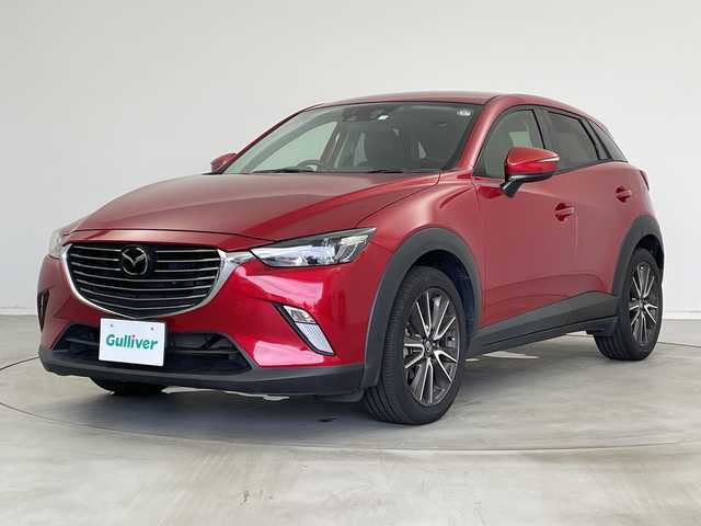 マツダ ＣＸ－３ XD ツーリング 新潟県 2016(平28)年 3.8万km ソウルレッドプレミアムメタリック メーカー純正ナビ/(CD.DVD.SD.フルセグ.Bluetooth)/バックカメラ/スマートシティブレーキアシスト/レーダークルーズコントロール/レーンキープアシスト/ブラインドスポットモニター/ヘッドアップディスプレイ/革巻きステアリング/ステアリングリモコン/パドルシフト/LEDオートライト/フォグランプ/ETC2.0/ハーフレザーシート/プッシュスタート/スマートキー/純正フロアマット