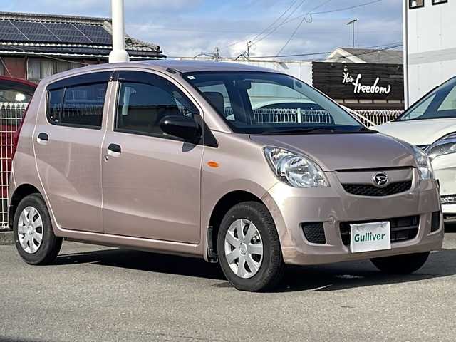 ダイハツ ミラ X スペシャル 愛媛県 2014(平26)年 2.6万km ライトローズマイカメタリック ワンオーナー/ドアバイザー/Wエアバック/ハロゲンヘッドライト/パワーウィンドウ/保証書/取扱説明書/ACエアコン