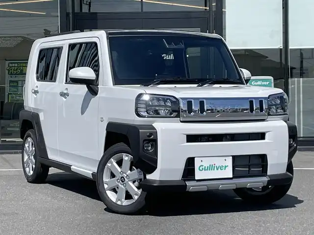 ダイハツ タフト G クロムベンチャー 茨城県 2025(令7)年 0.1千km シャイニングホワイトパール 純正ディスプレイオーディオ/【ラジオ・TV・BT・USB・iPod・HDMI】/ガラスルーフ/シートヒーター/レーダークルコン/全方位カメラ/ブレーキホールド/前後コーナーセンサー/アイドリングストップ/ルーフレール/USB入力端子/純正アルミホイール/横滑り防止装置/レーンキープアシスト/衝突被害軽減システム