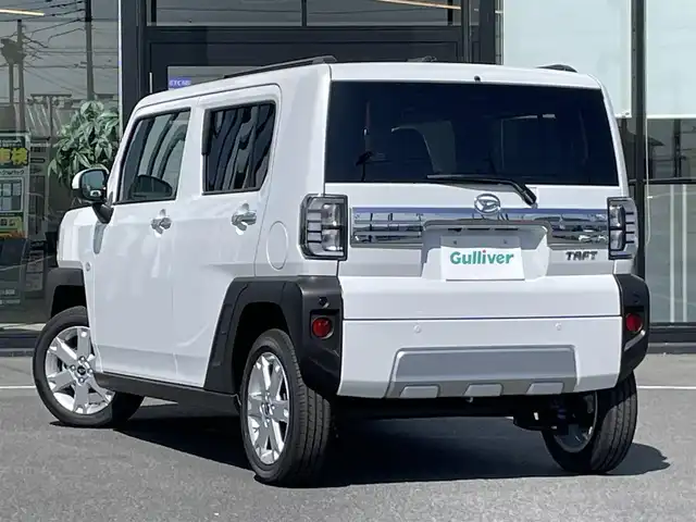 ダイハツ タフト G クロムベンチャー 茨城県 2025(令7)年 0.1千km シャイニングホワイトパール 純正ディスプレイオーディオ/【ラジオ・TV・BT・USB・iPod・HDMI】/ガラスルーフ/シートヒーター/レーダークルコン/全方位カメラ/ブレーキホールド/前後コーナーセンサー/アイドリングストップ/ルーフレール/USB入力端子/純正アルミホイール/横滑り防止装置/レーンキープアシスト/衝突被害軽減システム