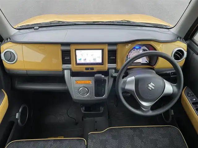 スズキ ハスラー G 新潟県 2016(平28)年 10.3万km アクティブイエロー/ブラック2トーンルーフ Kenwoodナビ(MDV-L503)/　 CV/DVD/USB/フルセグTV/バックカメラ/スマートキー/プッシュスタート/衝突防止装置/運転席・助手席シートヒーター/Kenwoodドライブレコーダー/ETC/純正フロアマット/純正ドアバイザー/15インチアルミホイール(WILD CRUSING)/サマータイヤ(24年43週)