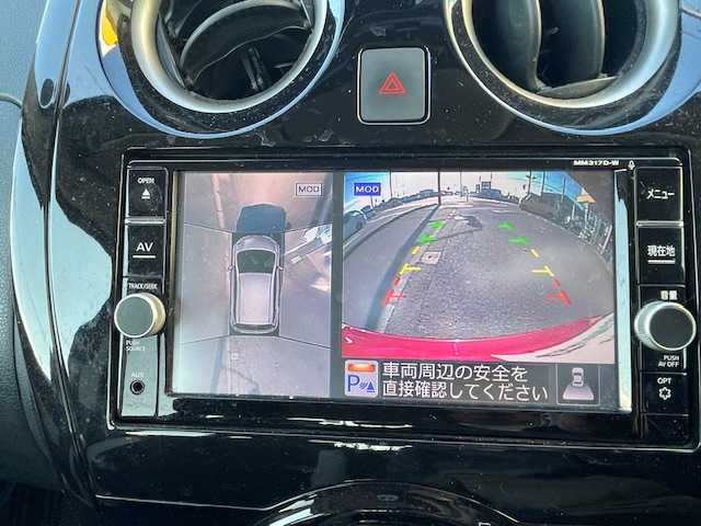 日産 ノート e－パワー X 神奈川県 2017(平29)年 12.4万km ガーネットレッド ワンオーナー/純正メモリナビ/全方位モニター/ETC/プッシュスタート/バックカメラ/ウィンカーミラー/取説・保証書/純正フロアマット