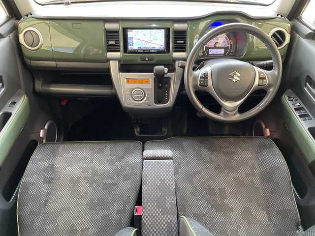 スズキ ハスラー J ターボ 埼玉県 2018(平30)年 3.5万km クールカーキPM レーダーブレーキサポート/社外メモリーナビ/　　CD/DVD/ワンセグ/クルーズコントロール/HIDオートライト/前席シートヒーター/純正15インチアルミホイール/パドルシフト/社外ETC