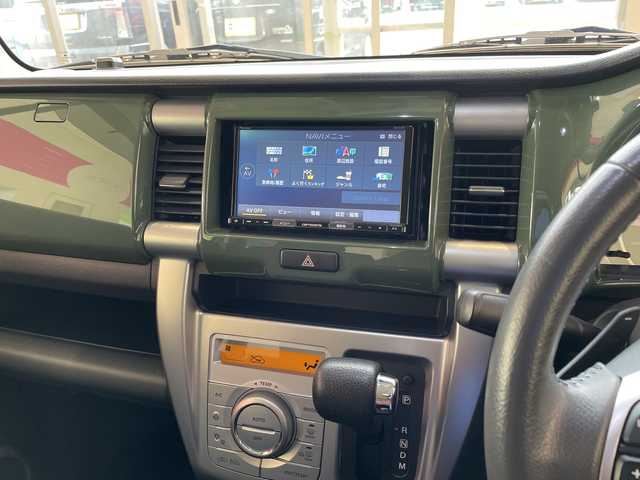 スズキ ハスラー J ターボ 埼玉県 2018(平30)年 3.5万km クールカーキPM レーダーブレーキサポート/社外メモリーナビ/　　CD/DVD/ワンセグ/クルーズコントロール/HIDオートライト/前席シートヒーター/純正15インチアルミホイール/パドルシフト/社外ETC