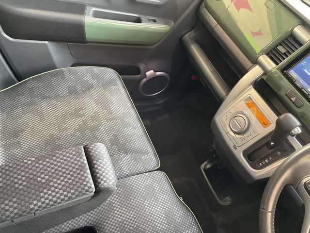 スズキ ハスラー J ターボ 埼玉県 2018(平30)年 3.5万km クールカーキPM レーダーブレーキサポート/社外メモリーナビ/　　CD/DVD/ワンセグ/クルーズコントロール/HIDオートライト/前席シートヒーター/純正15インチアルミホイール/パドルシフト/社外ETC