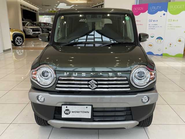 スズキ ハスラー J ターボ 埼玉県 2018(平30)年 3.5万km クールカーキPM レーダーブレーキサポート/社外メモリーナビ/　　CD/DVD/ワンセグ/クルーズコントロール/HIDオートライト/前席シートヒーター/純正15インチアルミホイール/パドルシフト/社外ETC