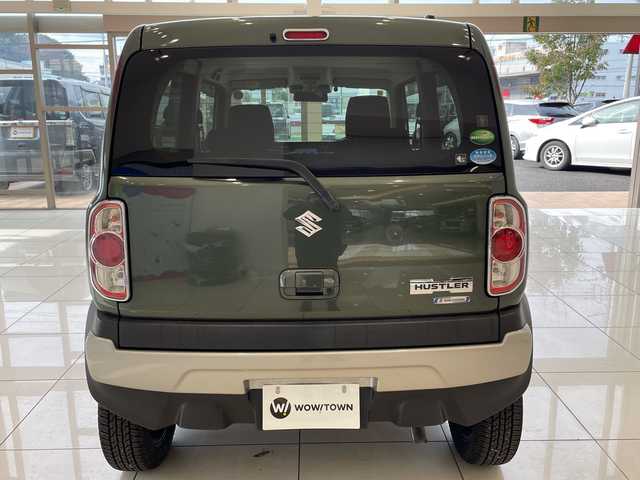 スズキ ハスラー J ターボ 埼玉県 2018(平30)年 3.5万km クールカーキPM レーダーブレーキサポート/社外メモリーナビ/　　CD/DVD/ワンセグ/クルーズコントロール/HIDオートライト/前席シートヒーター/純正15インチアルミホイール/パドルシフト/社外ETC