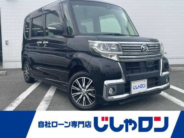 ダイハツ タント カスタム X トップED SAⅡ 熊本県 2016(平28)年 7.2万km ブラックマイカメタリック (株)IDOMが運営する【じしゃロン熊本店】の自社ローン専用車両になります。こちらは現金またはオートローンご利用時の価格です。自社ローンご希望の方は別途その旨お申付け下さい　/純正ナビ/バックカメラ/フルセグテレビ/DVD/CD/Bluetooth接続/ハーフレザーシート/両側パワースライドドア/コーナーセンサー/LEDヘッドライト/オートライト/スマートキー