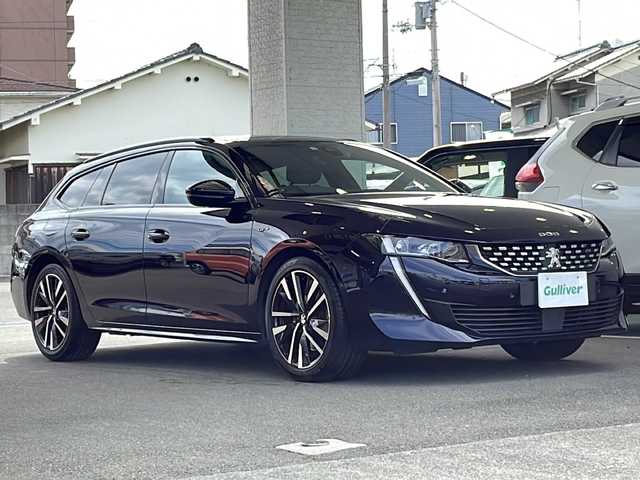 プジョー ５０８ SW GT ブルーHDi 愛媛県 2019(令1)年 4.7万km ブルーアンクル ワンオーナー/メーカーオプションナビ/サンルーフ/バックカメラ、フロントカメラ/前席パワーシート、シートヒーター/前後コーナーセンサー/前方ドライブレコーダー/衝突軽減システム/レーンキープアシスト/電動リアゲート/電動パーキング/ＥＴＣ/追従クルーズコントロール/パドルシフト/LEDヘッドライト/スマートキー/純正フロアマット/オートライト