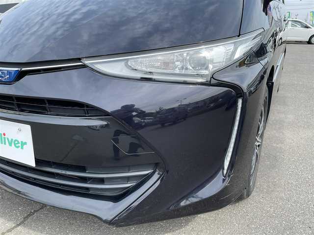 トヨタ エスティマ ハイブリッド アエラス 道央・札幌 2017(平29)年 12.5万km スパークリングブラックパールクリスタルシャイン 登録時走行距離 124877km/　4　W　D　/寒冷地仕様/Toyota Safety Sense/・プリクラッシュセーフティ/・レーダークルーズコントロール/・レーンディバーチャーアラート/・オートマチックハイビーム/純正ディーラーOP9インチナビ/(AM/FM/CD/DVD/BT)/フルセグTV/バックカメラ/両側パワースライドドア/ビルトインETC/運転席パワーシート/前方ドライブレコーダー/ロクサーニAW装着/横滑り防止装置/LEDヘッドライト/純正フロアマット/ドアバイザー