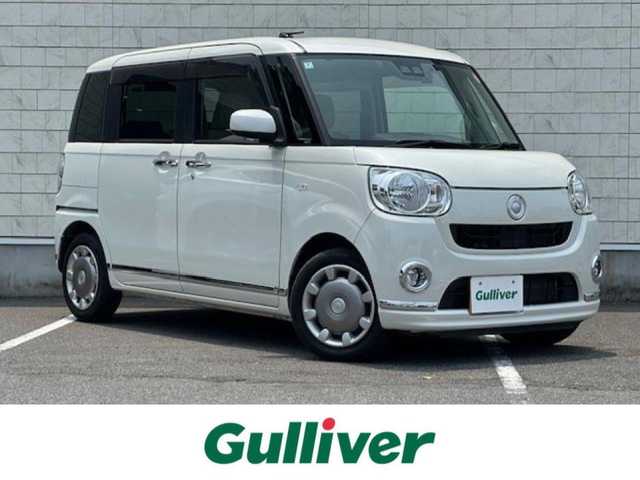 ダイハツ ムーヴ キャンバス X メイクアップ SA Ⅲ 大阪府 2018(平30)年 3.6万km パールホワイトⅢ 純正SDナビ（フルセグ/Bluetooth/USB接続)/バックカメラ/衝突被害軽減システム/横滑り防止装置/コーナーセンサー/両側スライドドア/オートマチックハイビーム/フロントフォグランプ/ステアリングスイッチ/純正フロアマット/スペアキー1本