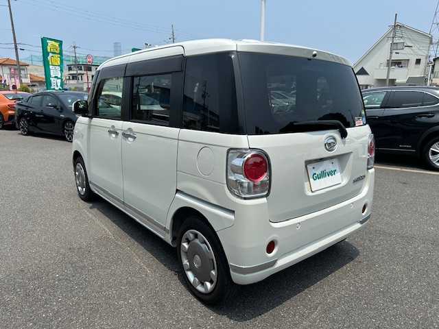 ダイハツ ムーヴ キャンバス X メイクアップ SA Ⅲ 大阪府 2018(平30)年 3.6万km パールホワイトⅢ 純正SDナビ（フルセグ/Bluetooth/USB接続)/バックカメラ/衝突被害軽減システム/横滑り防止装置/コーナーセンサー/両側スライドドア/オートマチックハイビーム/フロントフォグランプ/ステアリングスイッチ/純正フロアマット/スペアキー1本