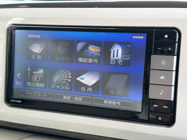 ダイハツ ムーヴ キャンバス X メイクアップ SA Ⅲ 大阪府 2018(平30)年 3.6万km パールホワイトⅢ 純正SDナビ（フルセグ/Bluetooth/USB接続)/バックカメラ/衝突被害軽減システム/横滑り防止装置/コーナーセンサー/両側スライドドア/オートマチックハイビーム/フロントフォグランプ/ステアリングスイッチ/純正フロアマット/スペアキー1本