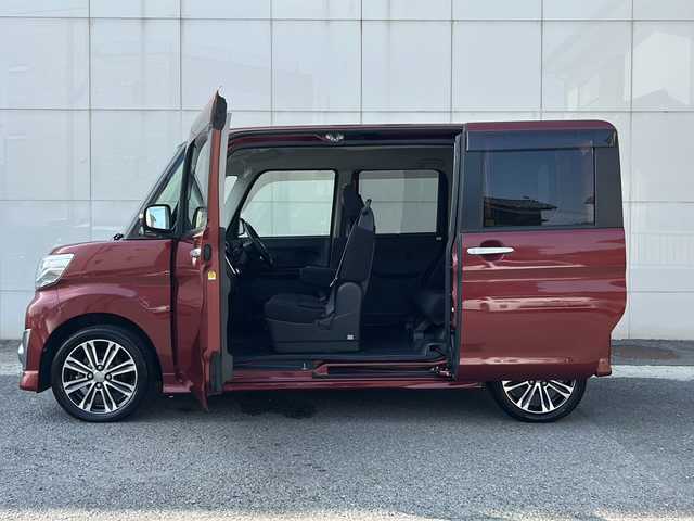 ダイハツ タント カスタム RS SA 埼玉県 2014(平26)年 7.6万km ファイアークォーツレッドM (株)IDOMが運営する【じしゃロン熊谷店】の自社ローン専用車両になりますこちらは現金またはオートローンご利用時の価格です。自社ローンご希望の方は別途その旨お申付け下さい/純正SDナビ/（CD/DVD/ワンセグ/USB/AUX/BT）/ETC/バックカメラ/両側パワースライドドア/ステアリングスイッチ/純正フロアマット/スマートキー/LEDライト/純正15インチAW/フルフラットシート/ベンチシート/横滑り防止装置/盗難防止装置/衝突軽減システム/オートライト