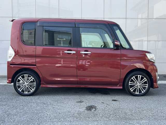 ダイハツ タント カスタム RS SA 埼玉県 2014(平26)年 7.6万km ファイアークォーツレッドM (株)IDOMが運営する【じしゃロン熊谷店】の自社ローン専用車両になりますこちらは現金またはオートローンご利用時の価格です。自社ローンご希望の方は別途その旨お申付け下さい/純正SDナビ/（CD/DVD/ワンセグ/USB/AUX/BT）/ETC/バックカメラ/両側パワースライドドア/ステアリングスイッチ/純正フロアマット/スマートキー/LEDライト/純正15インチAW/フルフラットシート/ベンチシート/横滑り防止装置/盗難防止装置/衝突軽減システム/オートライト