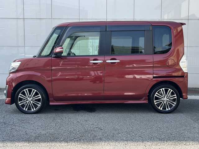 ダイハツ タント カスタム RS SA 埼玉県 2014(平26)年 7.6万km ファイアークォーツレッドM (株)IDOMが運営する【じしゃロン熊谷店】の自社ローン専用車両になりますこちらは現金またはオートローンご利用時の価格です。自社ローンご希望の方は別途その旨お申付け下さい/純正SDナビ/（CD/DVD/ワンセグ/USB/AUX/BT）/ETC/バックカメラ/両側パワースライドドア/ステアリングスイッチ/純正フロアマット/スマートキー/LEDライト/純正15インチAW/フルフラットシート/ベンチシート/横滑り防止装置/盗難防止装置/衝突軽減システム/オートライト