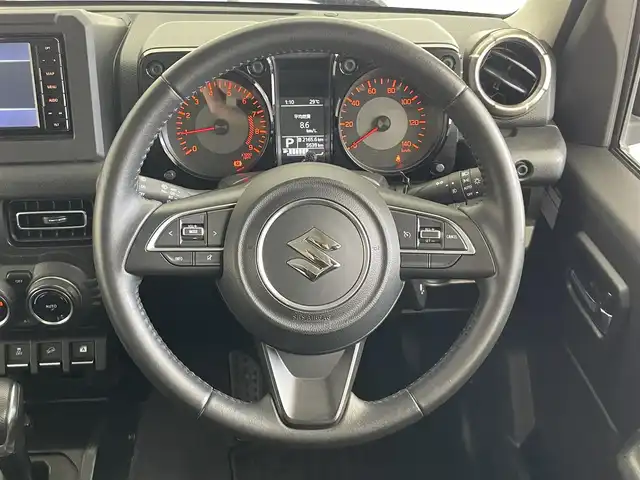 スズキ ジムニー XC 愛知県 2018(平30)年 0.6万km ブリスクブルーメタリック/ブラック2トーンルーフ 社外ナビ　シートヒーター　ドラレコ　禁煙車　デュアルブレーキサポート　ダウンヒルアシスト　ＬＥＤオートライト　バックカメラ　プッシュスタート　スマートキー　クルーズコントロール　レーンキープ　衝突軽減