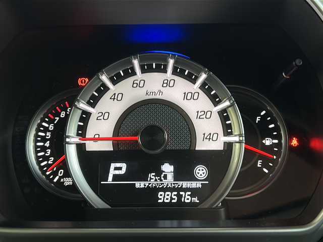 スズキ スペーシア カスタム HYBRID XS ターボ 福島県 2020(令2)年 9.9万km ブルーイッシュブラックパール3 登録時走行距離：98576km/ワンオーナー/純正ナビ/ (フルセグTV/DVD/CD/SD/AM/FM)/プッシュスタート/クルーズコントロール/パドルシフト/ステアリングスイッチ/革巻きステアリング/シートヒーター/ (D席)/ハーフレザーシート/純正フロアマット/両側パワースライドドア/純正15インチAW/ドアバイザー/電動格納ミラー/ウィンカーミラー/LEDヘッドライト/フォグランプ/オートライト/アイドリングストップ/横滑り防止装置/パーキングセンサー/レーンキープアシスト/衝突被害軽減システム/スマートキー/スペアキー×１/保証書/取扱説明書