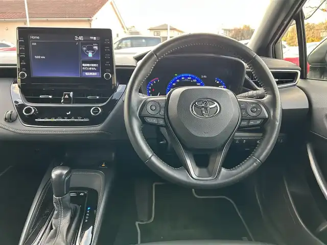 トヨタ カローラツーリング ハイブリッド ダブルバイビー 群馬県 2021(令3)年 2.8万km ブラックマイカ/ホワイトパールクリスタルシャイン 2トーン ４WD/ワンオーナー/メモリナビ/Bluetooth/バックカメラ/コーナーセンサー/クルーズコントロール/シートヒーター/ハンドルヒーター/ETC2.0/純正17インチアルミホイール