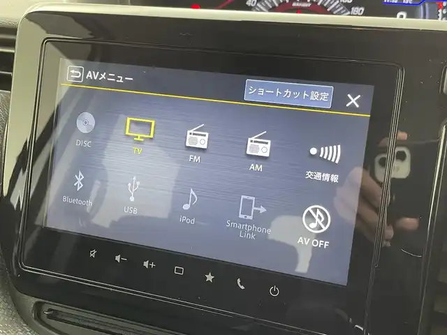 スズキ ソリオ バンディット HV MV 群馬県 2022(令4)年 0.6万km ピュアホワイトP 純正９インチナビ　全方位モニター　両側パワースライドドア　レーダークルーズコントロール　ハイビームアシスト　シートヒーター　純正１５インチＡＷ　ステアリングリモコン　ヘッドアップディスプレイ　禁煙車