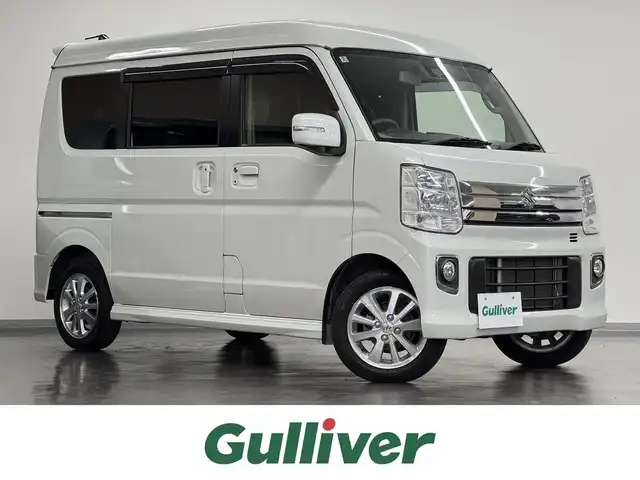 スズキ エブリィ ワゴン PZターボ スペシャル 三重県 2016(平28)年 4万km パールホワイト ガソリン・ターボ/キャブオーバーFR/インパネ4AT/パナソニック・ストラーダ 7インチ『美優ナビ』 CN-RX02D/（FM/AM/SD/iPod/TV/USB/Bluetooth/MEMORY MUSIC/CD/DVD/Blu-ray/HDMI/VTR）/バックアイカメラ/両側パワースライドドア/ETC/安全/・レーダーブレーキサポート/・ESP（横すべり防止機能）/・ヒルホールドコントロール（坂道発進補助）/・運転席、助手席エアバッグ/装備/・電動オートステップ/・オートエアコン/・リアヒーター/・オートライト/・ディスチャージヘッドライト/・フロントフォグライト/・ステアリングスイッチ/・純正14inAW/・電動格納ドアミラー/・パワーステアリング/・パワーウインドウ/・プッシュスタート/・スマートキーx2/・保/取/ナビ取/など
