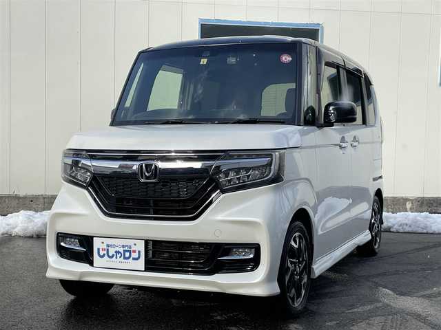 ホンダ Ｎ ＢＯＸ カスタム G L ターボ ホンダセンシング 岩手県 2018(平30)年 13.7万km プレミアムホワイトパールⅡ (株)IDOMが運営する【じしゃロン盛岡店】の自社ローン専用車両になりますこちらは現金またはオートローンご利用時の価格です。自社ローンご希望の方は別途その旨お申付け下さい/純正ナビ（AM/FM/CD/DVD/SD/BT)/バックカメラ/フルセグテレビ/両側パワースライドドア/ETC/ドライブレコーダー/パドルシフト/ステアリングスイッチ/クルーズコントロール/衝突被害軽減ブレーキ/横滑り防止装置/純正15インチアルミ/純正マット/バイザー