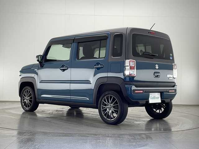 スズキ ハスラー HYBRID G 宮崎県 2021(令3)年 2.7万km デニムブルー ガンメタリック 2トーン 禁煙車/衝突被害軽減ブレーキ/社外ナビTV/（CN-E320D/FMAM/Bluetooth/ワンセグTV)/社外15インチアルミ/純正セキュリティアラーム/純正フロアマット/レーンディパーチャーアラート/クリアランスソナー/エネチャージ/リアプライバシーガラス/ドアバイザー/前席シートヒーター/オートエアコン/スマートキー/プッシュエンジンスタート/新車時保証書/取扱い説明書