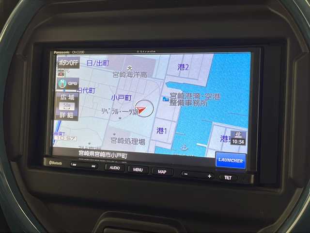 スズキ ハスラー HYBRID G 宮崎県 2021(令3)年 2.7万km デニムブルー ガンメタリック 2トーン 禁煙車/衝突被害軽減ブレーキ/社外ナビTV/（CN-E320D/FMAM/Bluetooth/ワンセグTV)/社外15インチアルミ/純正セキュリティアラーム/純正フロアマット/レーンディパーチャーアラート/クリアランスソナー/エネチャージ/リアプライバシーガラス/ドアバイザー/前席シートヒーター/オートエアコン/スマートキー/プッシュエンジンスタート/新車時保証書/取扱い説明書