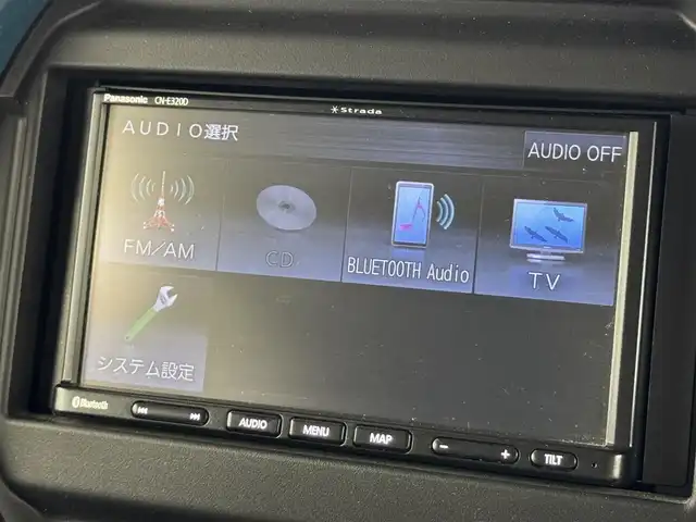 スズキ ハスラー HYBRID G 福岡県 2021(令3)年 2.7万km デニムブルー ガンメタリック 2トーン 社外ナビ（フルセグＴＶ）　/コーナーセンサー　/衝突被害軽減システム　/横滑り防止装置　/レーンキープ　/アイドリングストップ　/前席シートヒーター　/オートライト　/社外１５インチアルミホイール　/プッシュスタート
