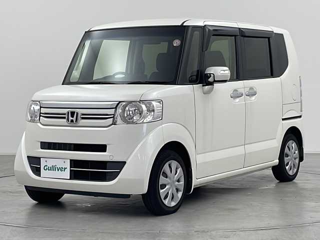 ホンダ Ｎ ＢＯＸ G Lパッケージ 群馬県 2016(平28)年 5.8万km プレミアムホワイトパールⅡ 純正ナビ　バックカメラ　片側電動スライドドア　ビルトインＥＴＣ　フルセグＴＶ　スマートキー　プッシュスタートボタン　電動格納ミラー　横滑り防止装置　ドライブレコーダー　キセノンヘッドライト　禁煙車