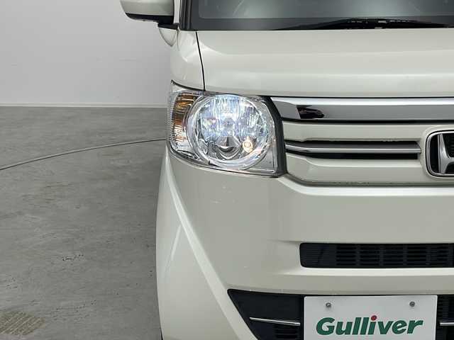 ホンダ Ｎ ＢＯＸ G Lパッケージ 群馬県 2016(平28)年 5.8万km プレミアムホワイトパールⅡ 純正ナビ　バックカメラ　片側電動スライドドア　ビルトインＥＴＣ　フルセグＴＶ　スマートキー　プッシュスタートボタン　電動格納ミラー　横滑り防止装置　ドライブレコーダー　キセノンヘッドライト　禁煙車