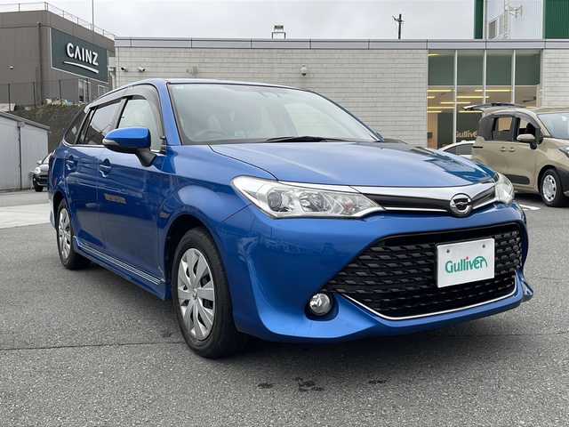 トヨタ カローラ フィールダー 1．5G エアロツアラー 山梨県 2015(平27)年 8.5万km コバルトブルーメタリック 純正ＳＤナビ　/フルセグＴＶ　/バックカメラ　/ＥＴＣ　/ＣＤ　/Ｂｌｕｅｔｏｏｔｈ　/社外ドラレコ　/ＡＢＳ　/横滑り防止装置　/レーンキープアシスト　/盗難防止装置　/オートライト　/ハロゲンヘッドライト　/スマートキー