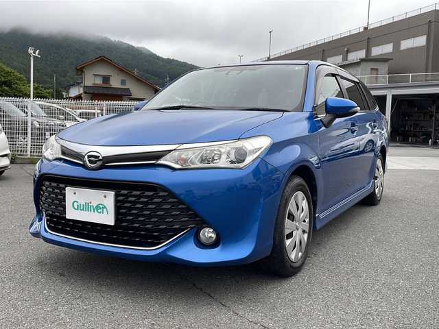 トヨタ カローラ フィールダー 1．5G エアロツアラー 山梨県 2015(平27)年 8.5万km コバルトブルーメタリック 純正ＳＤナビ　/フルセグＴＶ　/バックカメラ　/ＥＴＣ　/ＣＤ　/Ｂｌｕｅｔｏｏｔｈ　/社外ドラレコ　/ＡＢＳ　/横滑り防止装置　/レーンキープアシスト　/盗難防止装置　/オートライト　/ハロゲンヘッドライト　/スマートキー