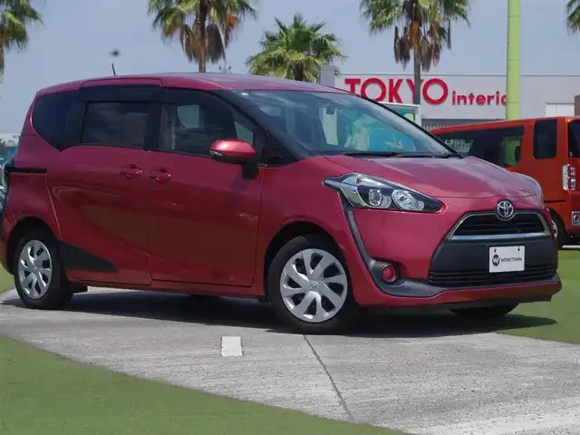 トヨタ シエンタ G 千葉県 2016(平28)年 2.5万km レッドマイカM 両側パワースライドドア/社外SDナビ/地デジTV/【DVD/CD再生機能　Bluetooth接続】/バックカメラ/ドライブレコーダー（ADR-200C）/ETC/ウインカーミラー/スマートキー