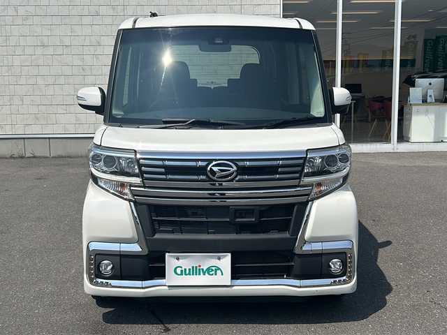 ダイハツ タント カスタム RS トップED SAⅡ 香川県 2016(平28)年 5.4万km パールホワイトⅢ 両側パワースライドドア/純正８インチナビ【NSZN-X67D】/　・フルセグTV/　・Bluetooth/　・CD/DVD/バックカメラ/コーナーセンサー/LEDヘッドライト/オートライト/ハーフレザーシート/スペアキー/純正アルミホイール/純正フロアマット/アイドリングストップ/プッシュスタート/スペアキー
