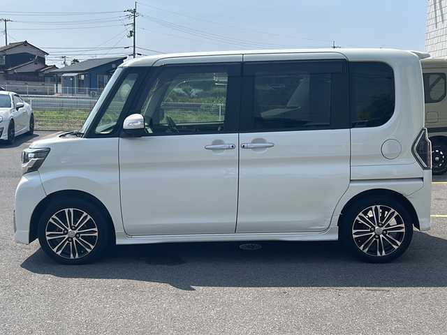 ダイハツ タント カスタム RS トップED SAⅡ 香川県 2016(平28)年 5.4万km パールホワイトⅢ 両側パワースライドドア/純正８インチナビ【NSZN-X67D】/　・フルセグTV/　・Bluetooth/　・CD/DVD/バックカメラ/コーナーセンサー/LEDヘッドライト/オートライト/ハーフレザーシート/スペアキー/純正アルミホイール/純正フロアマット/アイドリングストップ/プッシュスタート/スペアキー