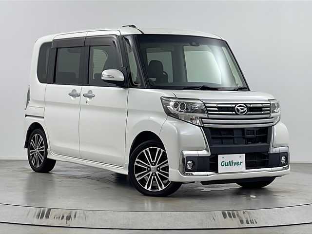 ダイハツ タント カスタム RS トップED SAⅡ 埼玉県 2016(平28)年 5.4万km パールホワイトⅢ 両側パワースライドドア/バックカメラ/LEDヘッドライト/オートライト/ハーフレザーシート/純正アルミホイール/純正フロアマット/革巻きハンドル/ドアバイザー/ハーフレザーシート/アイドリングストップ/プッシュスタート/スペアキー
